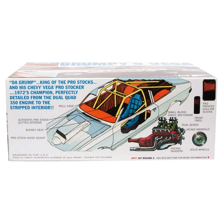 MPC Skill 2 Chevy Vega Model Kit 1972-Bill 'Grumpy' Jenkins
