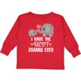thumbnail image 3 of Inktastic Best Granny Ever Grandchild Gift Boys or Girls Long Sleeve Toddler T-Shirt, 3 of 5