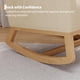 thumbnail image 5 of Yeshouse Mecedora moderna con respaldo alto y patas de madera resistentes, cómoda mecedora decorativa para sala de estar, dormitorio y habitación de bebé. Fácil montaje, 5 of 8