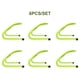 thumbnail image 3 of Sonducket Paquete de 6 vallas de velocidad, ayudas de entrenamiento ajustables plegables, vallas de plástico reutilizables para interiores y exteriores, Ropa Deportiva, Zapatos Sonducket OD022119-00, 3 of 6