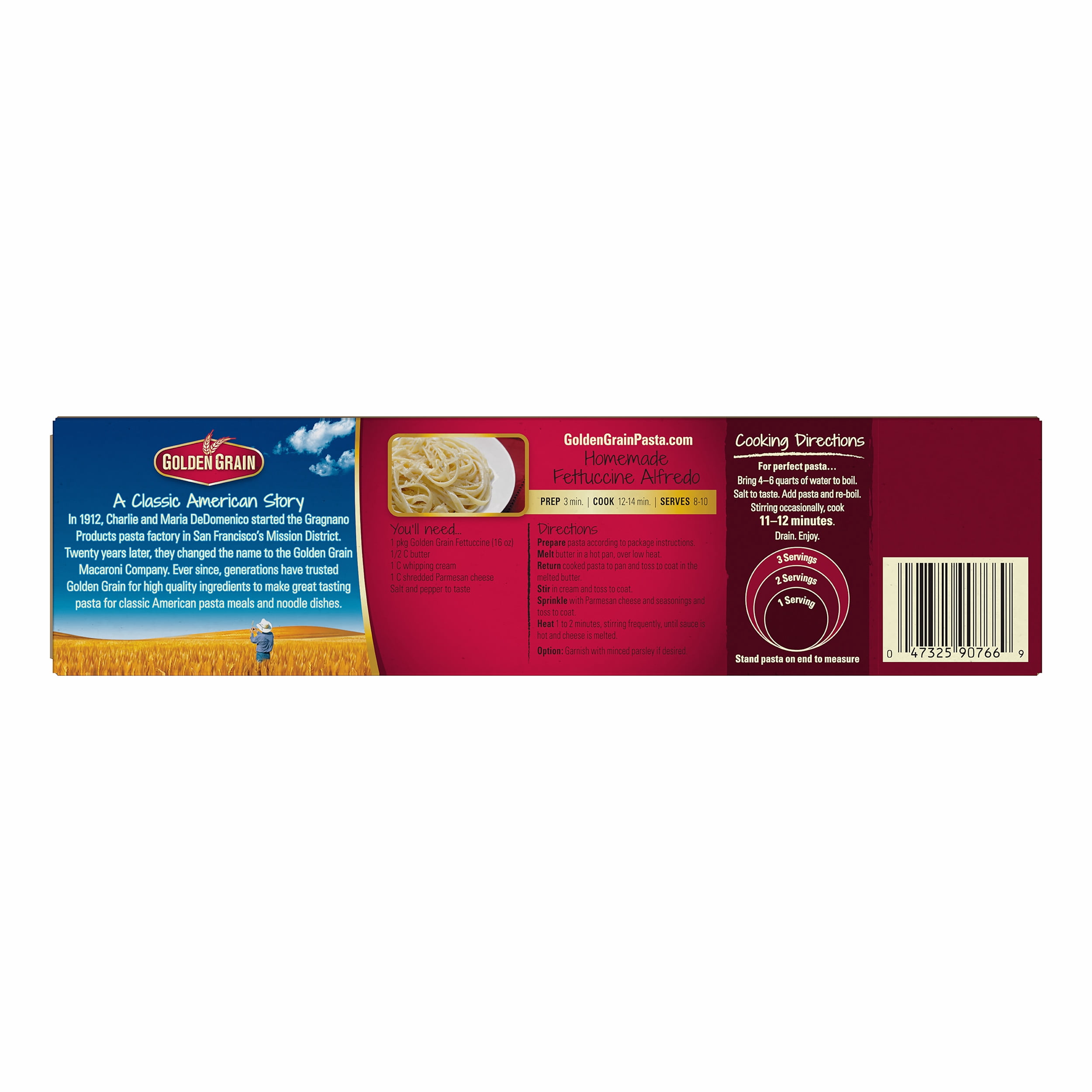 Golden Grain Fettuccine, 16 oz