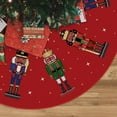 thumbnail image 4 of FlareFable 70" Cartoon Nutcracker Theme Christmas Tree Skirt, Unique Colorful Plush Christmas Tree Decorations, Cozy Christmas Tree Decor, Christmas Decorations Indoor Room Party Holiday Gift, 4 of 10