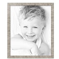 thumbnail image 2 of ArtToFrames 23" x 28" Vintage Code White Crackle Picture Frame, 23x28 inch Silver Wood Poster Frame (WOM-5250),  Pack, 2 of 7