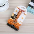thumbnail image 4 of Dog rake deshedding dematting Brush Comb - Undercoat rake for Dogs, Cats, matted, Short,Long Hair Coats - Brush for Shedding, Double Row Stainless Steel pins, 4 of 8