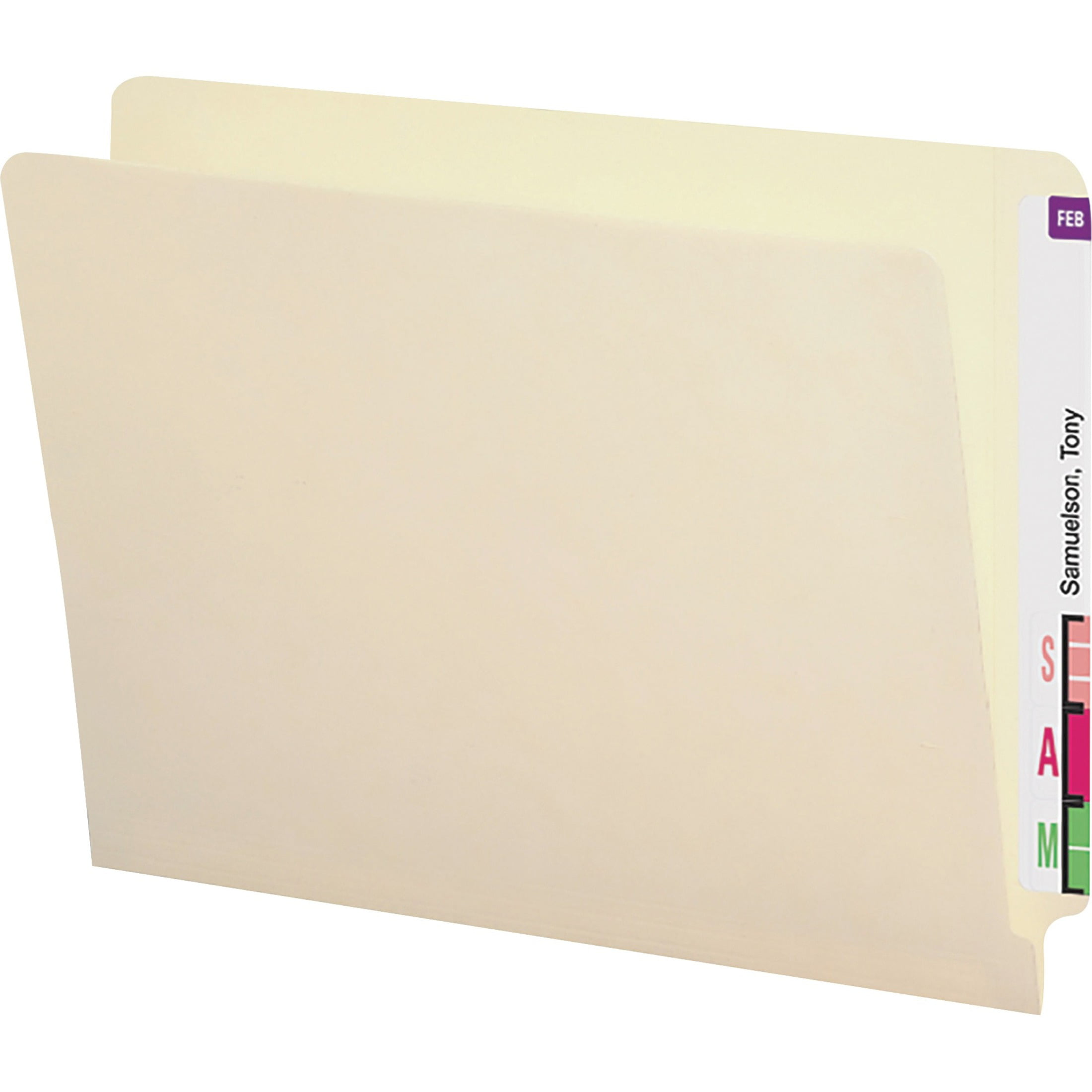Smead End Tab File Folder 100 per Box Manila 2X Pack of 100 24110 Letter Size Shelf-Master Reinforced Straight-Cut Tab 