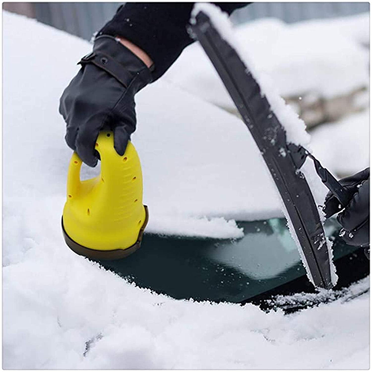 Yellow Electric Ice Scraper, Usb Charging Electric Ice Scraper With 3000mah  Battery For Car Window Windshield Grass Remove Frost, Ice, Snow