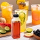 thumbnail image 3 of 8pcs PET Plastic Contenedores de almacenamiento vacío Bottillas con tapas de tapas Bebidas Bebé Bottle Bottle Bottle Jar (tapas negras), 3 of 5