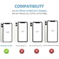 thumbnail image 2 of REQO Compatible with iPhone 13 Mini Wallet Case with Card Holder, PU Leather Kickstand Card Slots Case, Double Magnetic Clasp and Durable Shockproof Cover 5.4 Inch(Blue), 2 of 7