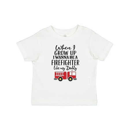 

Inktastic Future Firefighter Like Daddy Gift Baby Boy T-Shirt