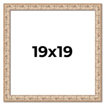 19x19 Frame White Real Wood Picture Frame Width 1.5 inches | Interior Frame Depth 0.5 inches |