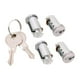 thumbnail image 1 of Cerraduras de seguridad tipo barril para barras de techo con llaves, accesorios resistentes, cerraduras de barra transversal, núcleos de cerradura 4 núcleos de bloqueo, 1 of 8