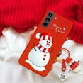 thumbnail image 2 of Reindeer 3D Christmas Santa Claus Tree Hat Case For iPhone 7 8 Plus 6 6S Plus Snowman 3D Key Chain Tpu Phone Cover, 2 of 5