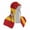 Country4, variant on Cooling Towel, Neck Gaiter, Sports Cooling Scarf, 30s Instant Chill Flag Print U Shape Wrap with UPF 50