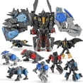 thumbnail image 1 of Robot Transforming Dinosaur Toys PatFine, 11 formas, 4 en 1, 1 of 1