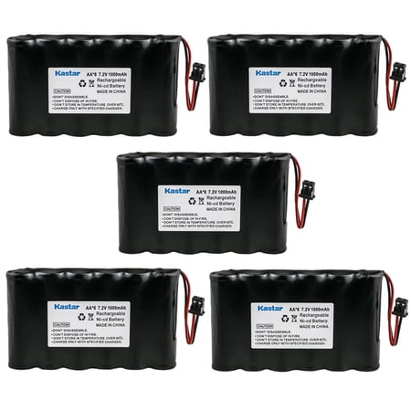 Kastar 5Pack Battery Replacement for Panasonic 2.4 GHz Cordless Station Unit KXTG2000B (BACKUP) KXTG2000B -BACKUP KXTG4000B (BACKUP) KXTG4000B -BACKUP KX-TG4000B Systems with Hearing Aid Compatibility price history on PriceWatchPro