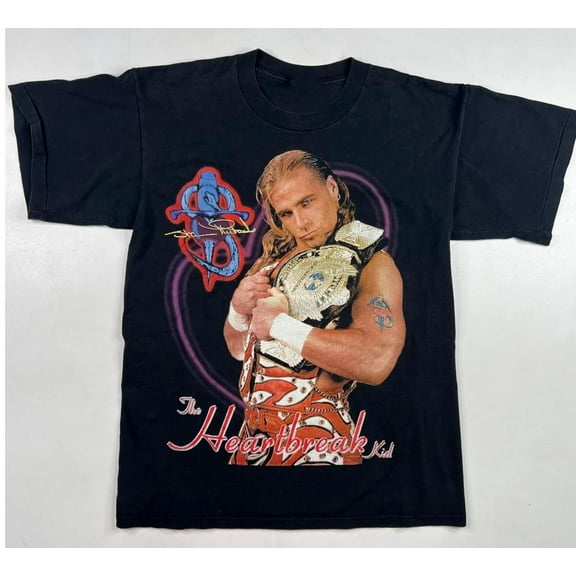 1996 Shawn Michaels T-Shirt Unisex Cotton Short Sleevee