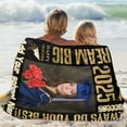 thumbnail image 2 of Graduation Gift Custom Graduation Blanket with Photo Text Class of 2025 Graduate Personalized Name Picture Blankets Throw Blankets Grad Gifts for Seniors College Students, 2 of 9