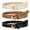 Black+Brown+Beige, variant on SUODEY Gold Buckle Women Belts Skinny Ladies Leather Belt for Dress Jeans Set of 3