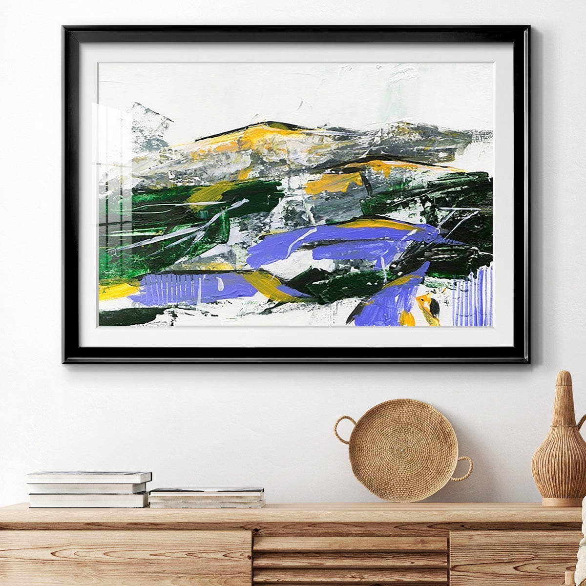 Silent Mountain II Premium Framed Print - Ready to Hang