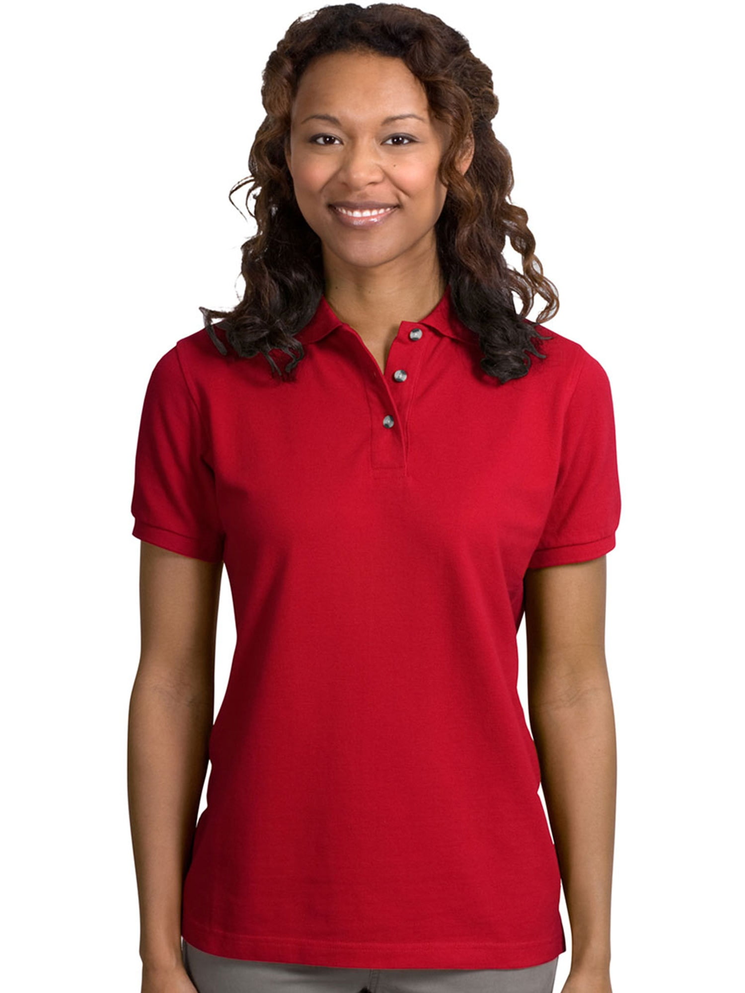 Port Authority Women's Traditional Heavyweight Polo Shirt - Walmart.com