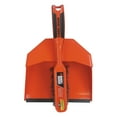 thumbnail image 2 of BLACK+DECKER Dust Pan &amp; Brush Set, Plastic, 9 1/2" Wide, 6 1/2" Handle, Orange, 2 of 2