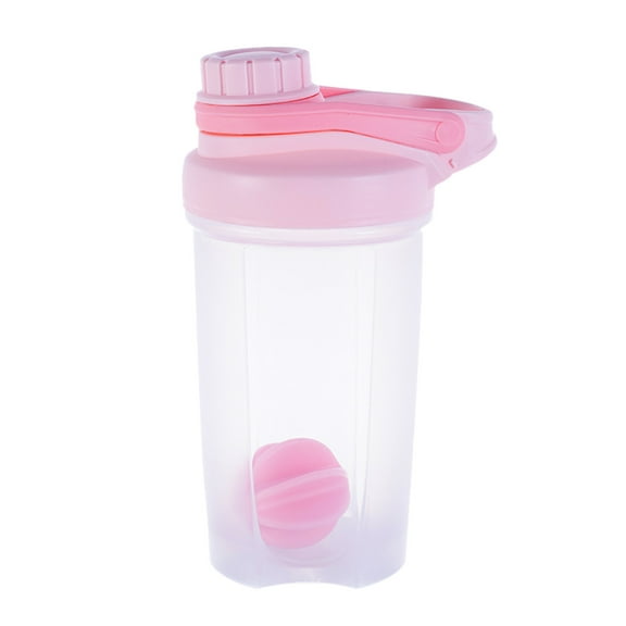 Protein Powder Mixer Bottle, Sports Water Bottle, 500ml Portable Shaker Cup with Leak Proof Seal, Colorful Durable Plastic Handheld Fitness Accessory