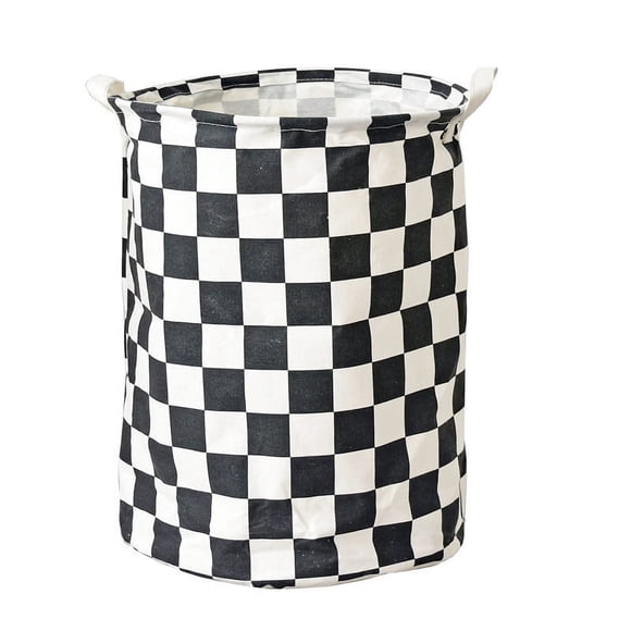 Zakka Style Football Design Cotton Fabric Laundry Hamper - Lightweight 0.5kg, 35x45CM Space-Saving Storage Basket for Clothes & Toys, Durable Home Organizer Made in Zhejiang 0963