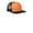 Neon Orange, variant on District Adult Unisex Regular Plain/Mesh Cap Military Camo One Size Fits All