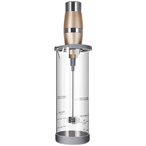 Electric Milk Frother Handheld Foam Maker for Coffee, Latte Cappuccino