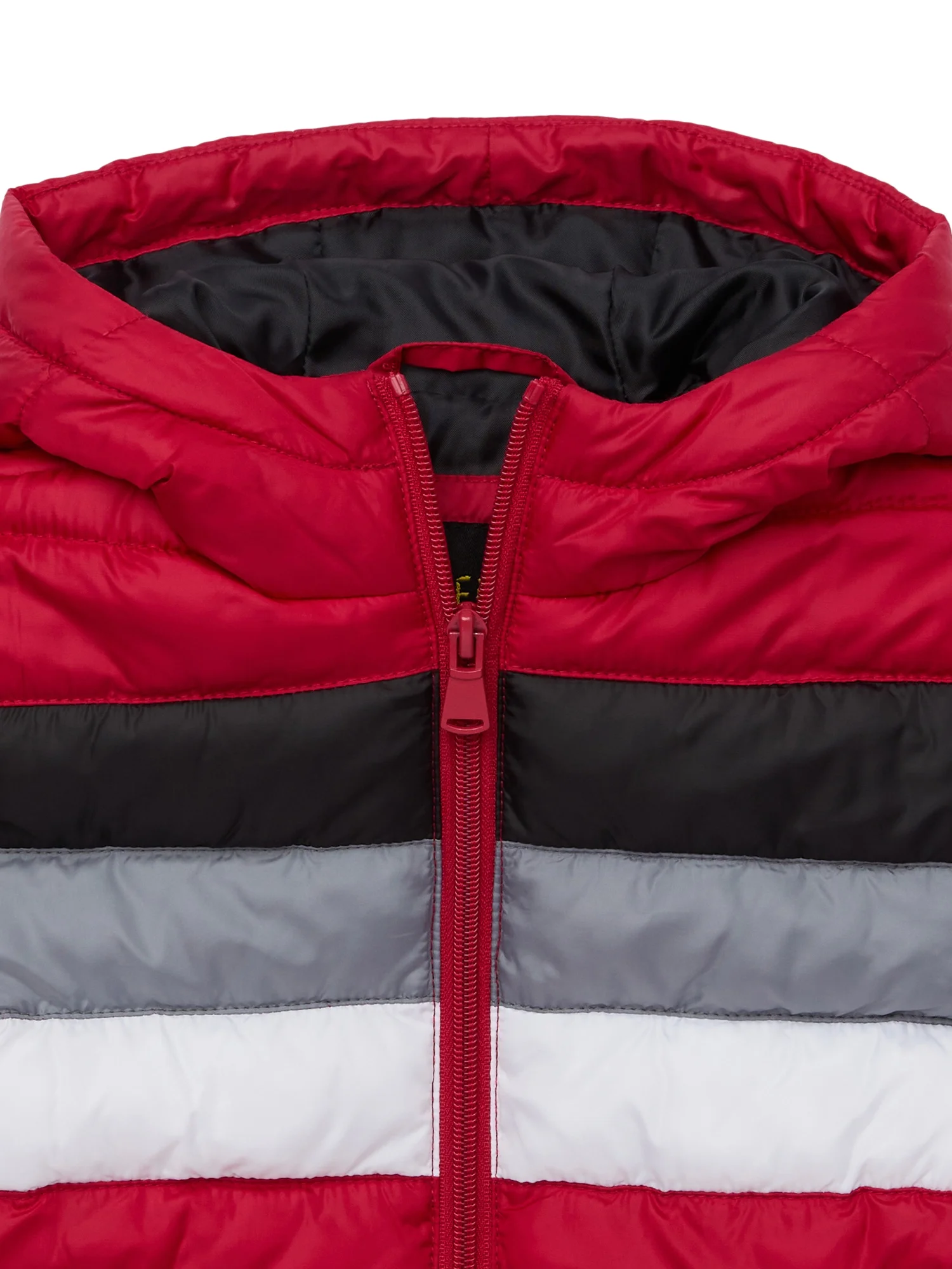 Ixtreme Boys Retro Stripe Quilted Hooded Puffer Jacket, Sizes 4-18