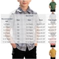 thumbnail image 3 of Cethrio Boys' Button Down Shirts, Summer School Uniform Collared Boys Short Sleeve Shirts Plaid Shirts Green Size 11-12 T, 3 of 5