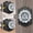 Matte Black-Rosette-3 Pack, variant on Crystal Door Knobs With Lock Oil Rubbed Bronze-Rosette 3 Pack Bedroom Bathroom Interior