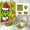 Style B, variant on 4PCS Green Christmas Bath Curtain Set, Winter Christmas New Year Bathroom Decor Set, Home Use Bathtub Fabric Bath Curtain, Washable with Hooks, Christmas Decoration(A)