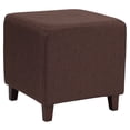 thumbnail image 5 of Flash Furniture Ascalon Upholstered Ottoman Pouf in Green Fabric, 5 of 11