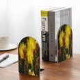 thumbnail image 5 of Naloa Cactus Flowers 2 Pcs Bookend Large Capacity Office Book Ends for Home Office Library School Study Decoration, 5 of 8