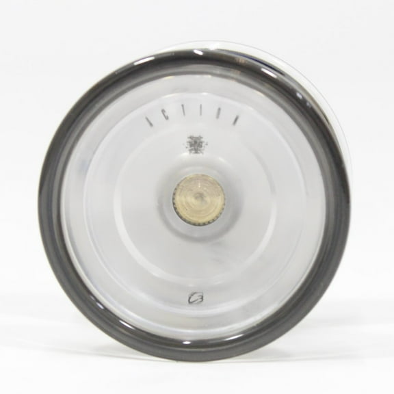 C3yoyodesign Action Yo-Yo - Plastic Fingerspin YoYo (Translucent Gray w/Clear Cap)
