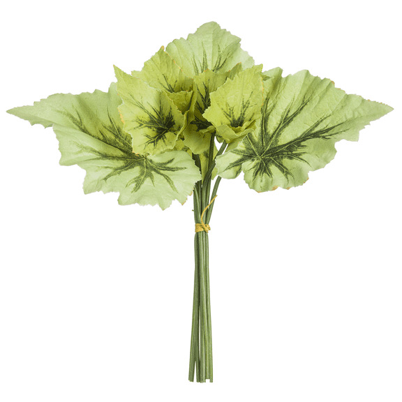Allstate Begonia Leaves Artificial Bundle Spray - 16.5" - Green
