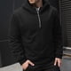 thumbnail image 1 of pstuiky camisa de manga larga para hombre, Sudadera con capucha y bolsillo de manga larga para hombre, informal, con cremallera y colores sólidos Tops casuales para hombres m, 1 of 9