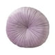 thumbnail image 3 of Cojín redondo, cojín de suelo, elegante y multifuncional, para cama, silla, sofá, Violeta claro, 3 of 9