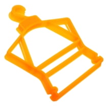 FRCOLOR 10 Pcs Baby Hanger Parts Puzzle Hangers Clothes Child Orange