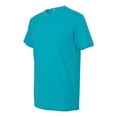 thumbnail image 3 of Next Level N6210 Adult Unisex CVC Crewneck T-Shirt - Bondi Blue - XS, 3 of 4
