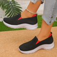 thumbnail image 6 of Breathable Mesh Solid Women's Casual Shoes Everyday Comfort Lightweight Appeal Summer Walking -On Flat Sandals, 6 of 8