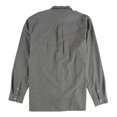 thumbnail image 2 of Frank & Oak Mens Rusted Textured Button Up Shirt, Grey, XX-Large, 2 of 2