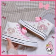 thumbnail image 3 of 2025 nuevos zapatos de lona de oso de fresa de punto de primavera y verano para niñas estudiantes lindos zapatos deportivos de oso tendencia de otoño, 3 of 5
