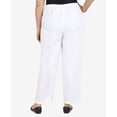 thumbnail image 3 of Alfred Dunner Women's Plus Size Solid Elastic Waist Pants, 3 of 6