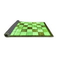 thumbnail image 2 of Ahgly Company Indoor Round Abstract Green Modern Area Rugs, 3' Round, 2 of 4