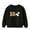 I Black, variant on Uxgjfwu Toddler Boys Girls Sweatshirts Long Sleeve Top Spring and Fall Loose Cotton Crewneck Sweatshirts Sizes 2T-5T