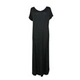 thumbnail image 2 of Mary Square Robe Maxi pour Femmes (Noir, Très Petit), 2 of 3