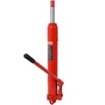 thumbnail image 3 of 8 Ton Hydraulic Long Ram Jack with Clevis Base for Garage Crane and Engine Hoist, 16000 lb Capacity, Heavy Duty Steel, Red, 3 of 8