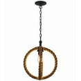 thumbnail image 7 of Meyda 152439 14 in. Cilindro Bola Rope Pendant, Manilla Rope Black Powdercoat, 7 of 7